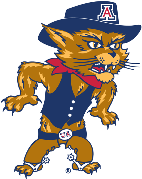 Arizona Wildcats 2003-2012 Mascot Logo vinyl decal